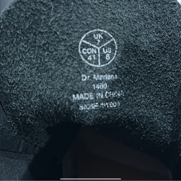 Doc Martens black Virginia Pascal Combat Boots SIZE 8 - Picture 7 of 12